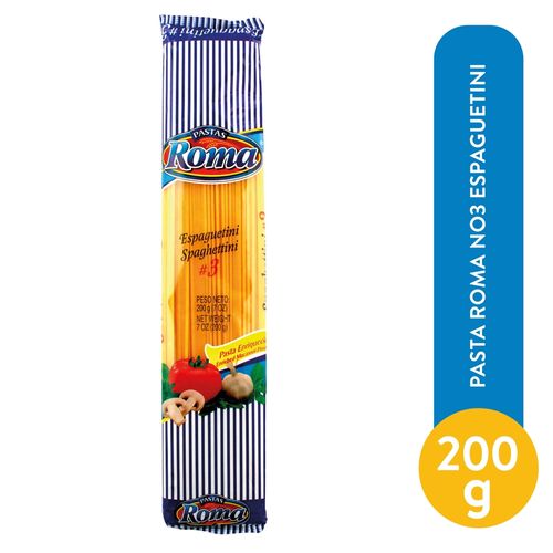 Pasta Roma No3 Espaguetini - 200 g