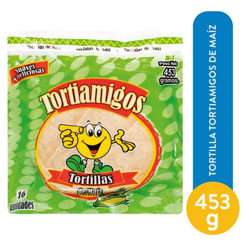 Tortilla Tortiamigos De Maiz - 453 g