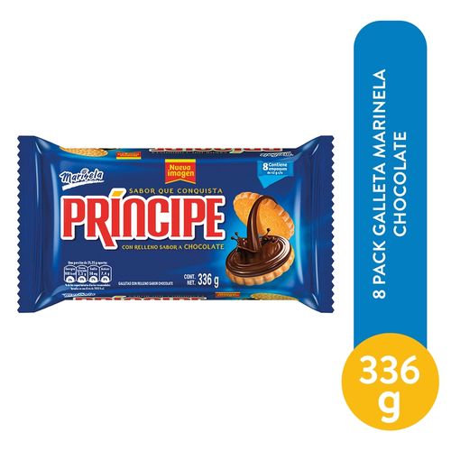 8 Pack Galleta Marinela Chocolate - 336 g