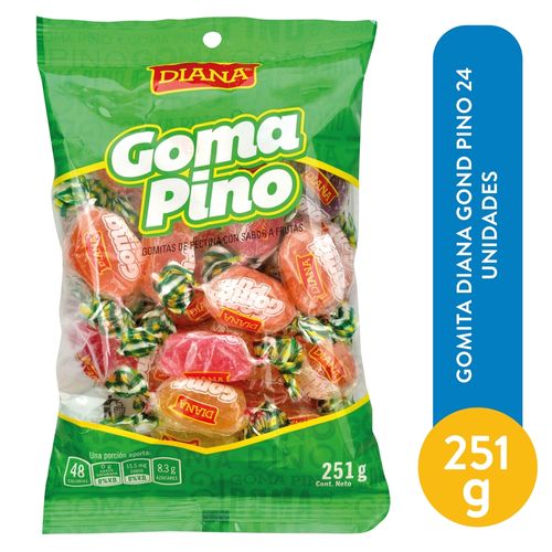 Gomita Diana Gond Pino 24 Unidades - 251 g