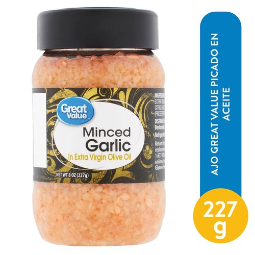 Ajo Great Value Picado En Aceite - 227 g