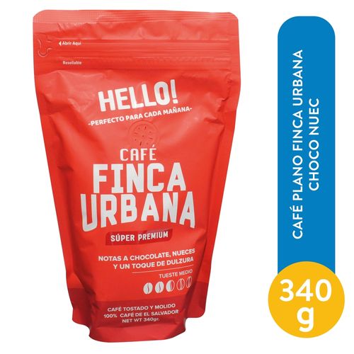 Cafe Plano Finca Urbana Choco Nuec 340 g