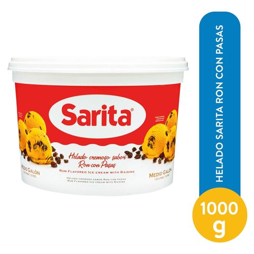 Helado Sarita, Ron con pasas -1.9L