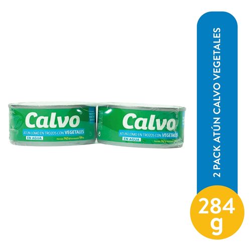 2 Pack Atún Calvo Vegetales - 284 g