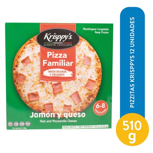 Pizzitas Krisppys 12 Unidades - 510 g