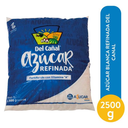 Azucar Blnca Refinada Del Canal - 2500 g