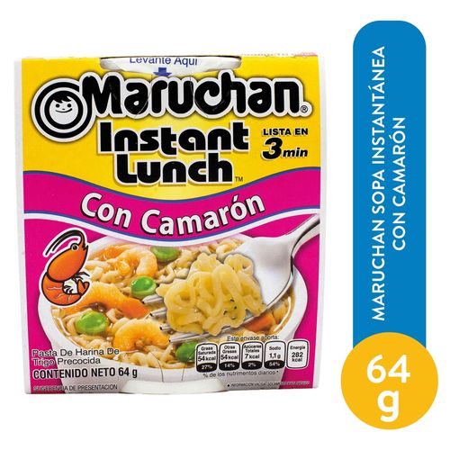 Sopa Maruchan ramen camarón - 64 g