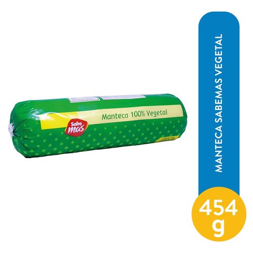 Manteca Sabemas Vegetal - 454 g