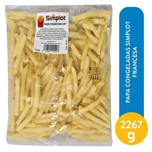 Papa Congeladas Simplot Francesa - 2267 g