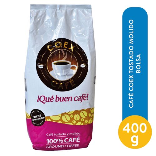 Café Coex Tostado Molido Bolsa 400 g