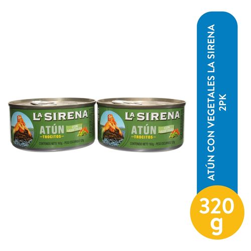 Atún Con Vegetales La Sirena 2Pk 320 g