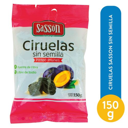 Ciruela Sasson Sin Semilla Bolsa - 150 g