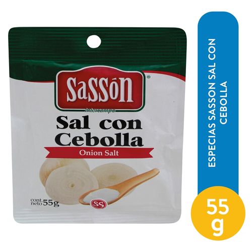 Especias Sasson Sal Con Cebolla - 55 g