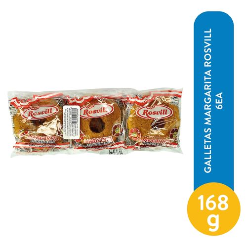 Galletas Margarita Rosvill 6Ea 168 g