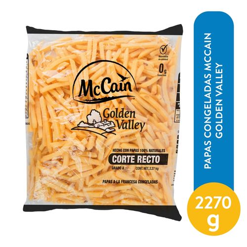 Papas Fritas Golden Valley Corte Recto - 2270 g