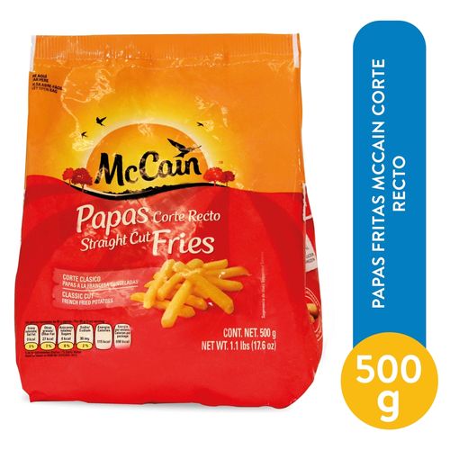 Papas Fritas Mccain Corte Recto 500 g