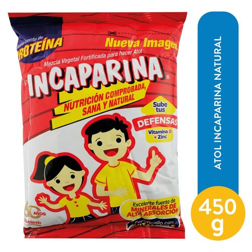 Atol Incaparina Natural con proteinas - 450 g