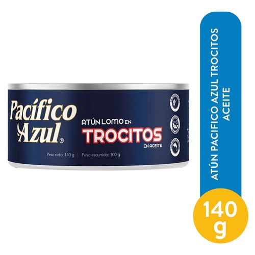 Atún Pacifico Azul Trocitos Aceite - 140 g