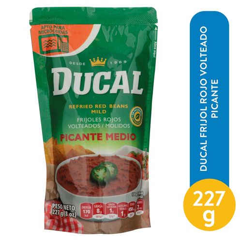 Ducal Frijol Rojo Volteado Picante 227 g