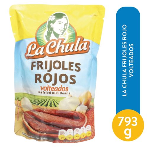 La Chula Frijoles Rojo Volteados 793 g