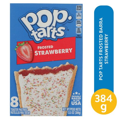 Pop Tart Frosted Barra Strawberry 384 g