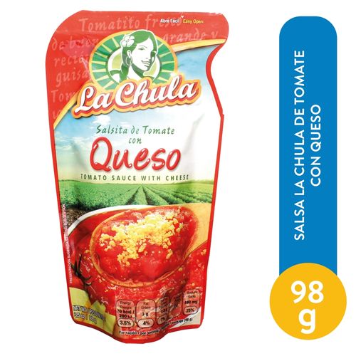 Salsa La Chula De Tomate Con Queso - 98 g