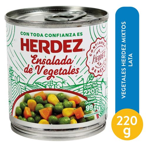 Vegetales Herdez Mixtos Lata - 220 g