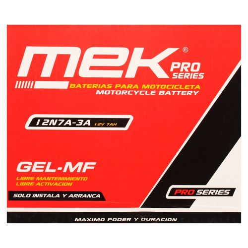 Bateria Mek Pro Gel 12n7a3a