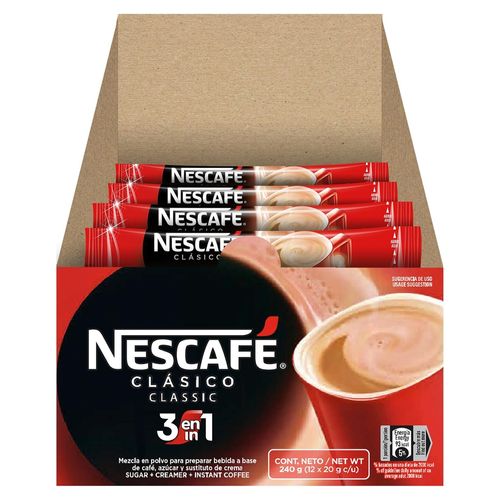 Café Nescafé, Clásico 3En1 - 20 g