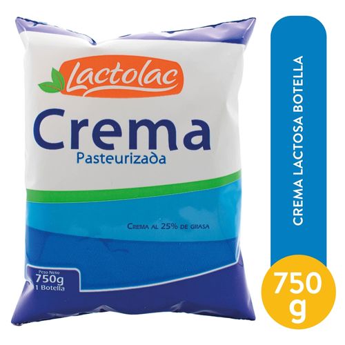 Crema Lactosa pasteurizada en botella  - 750 g