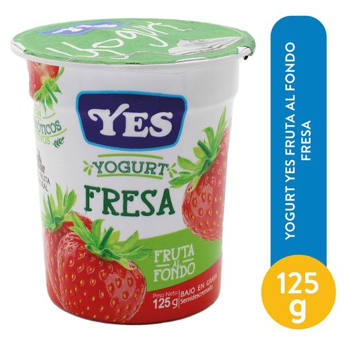 Yogurt Yes Fruta Al Fondo Fresa - 125 g