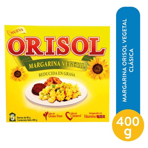 Margarina Orisol Vegetal Clasica 400 g