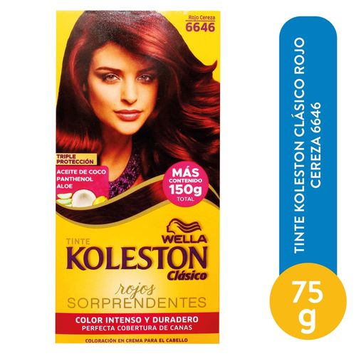 Tinte Koleston Clásico Rojo Cereza 6646 - 75 g