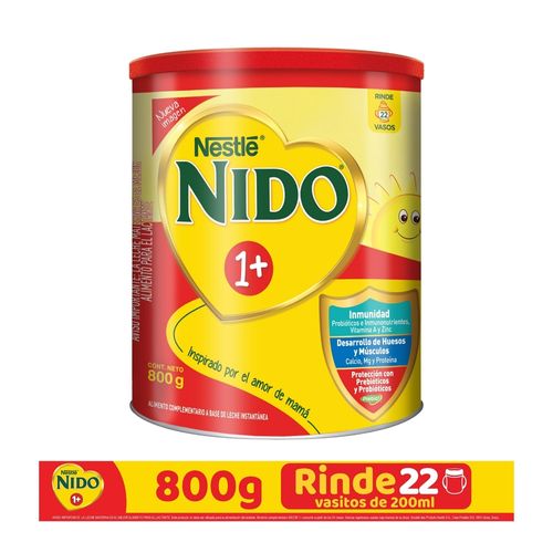 Nestlé® Nido® 1+ Protección® Alimento Complementario A Base De Leche Instantánea Lata 800 g