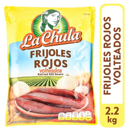 Frijoles La Chula Rojos Volteado - 2200 g