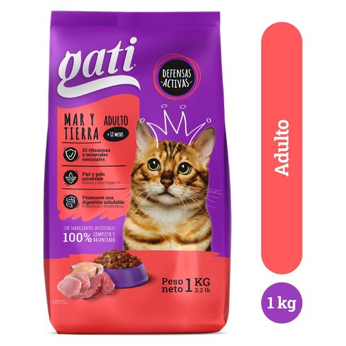 Alimento P Gato Gati Mar Y Tierra 1000 g