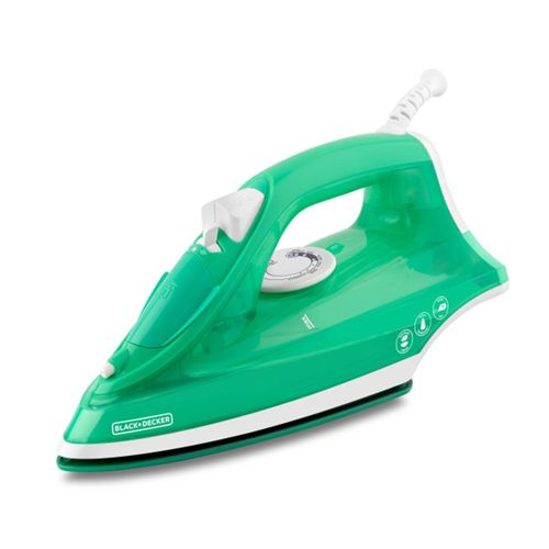 Plancha de Vapor BLACK+DECKER® TrueGlide Colors con Golpe de Vapor, Verde, IRBD315