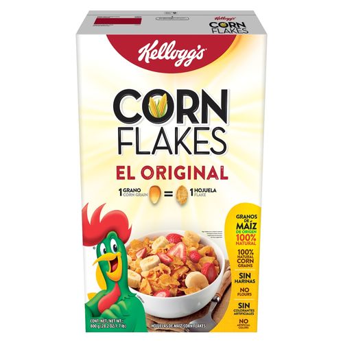 Cereal Corn Flakes Kellogg Caja 800 g