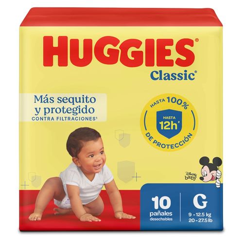 Panal Huggies Classic Regular G 10 Ea