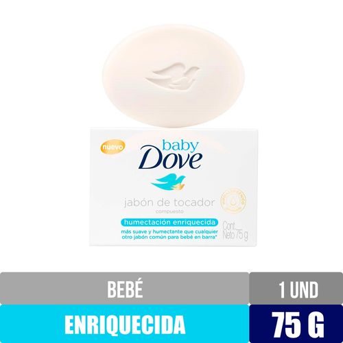 Jabón Dove Baby Hidratacion Enriquecida 1 unidad - 75 g