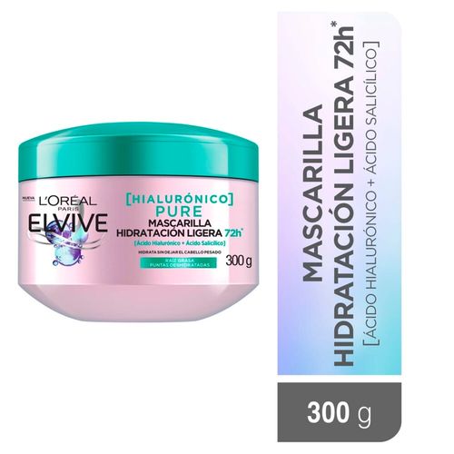 Tratamiento L'Oréal Paris Elvive Hialurónico Pure - 300 ml