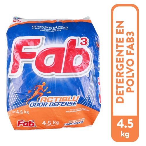 Detergente Fab3 Paraiso Floral - 4500 g