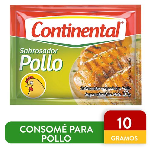 Consome Continental Pollo 4Pk 10 g