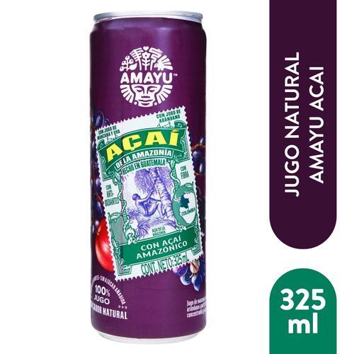 Jugo Natural Amayu Acai Amazonico 325 ml