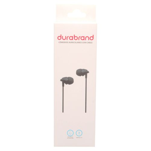 Auriculares Durabrand Con Cable Negro