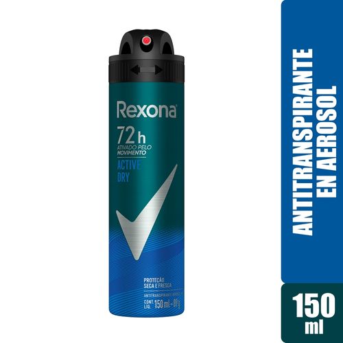 Antitranspirante Rexona Caballero Active Dry Aerosol - 150ml