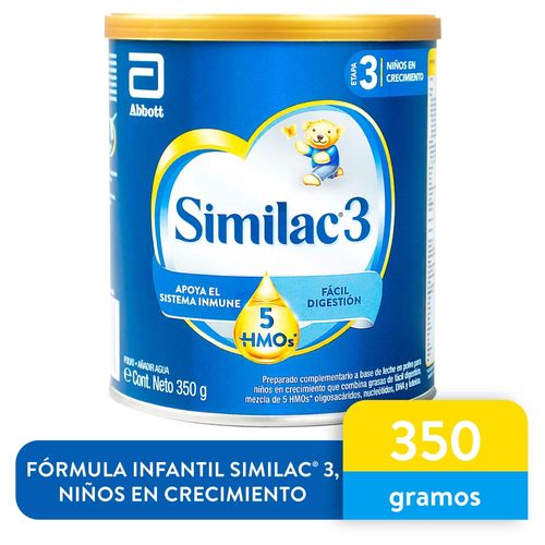 Fórmula Infantil Similac® 3, Niños En Crecimiento -  350 g