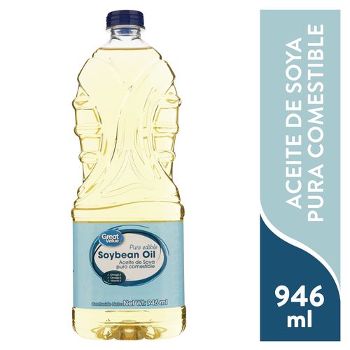 Aceite Great Value De Soya - 946ml