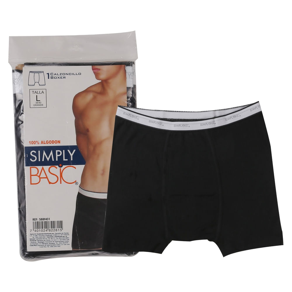 Boxer Ropa De AlgodÃ³n Para Hombres Comprar Boxer Simply Basic