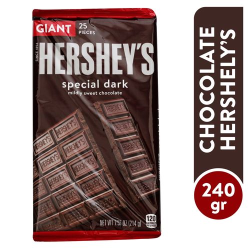 Chocolate Hersheys Giant Bar Special Dark - 214 g